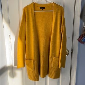 marigold/mustard long cardigan